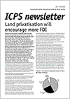 ICPS Newsletter - front cover